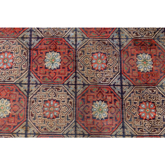 Late 19th Century Doris Leslie Blau Antique Chinese Silk Rug For Sale - Image 5 of 7