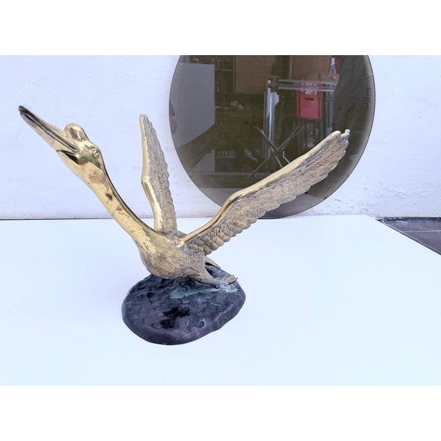 Hollywood Regency Swan Metal Coffee Table, 1960s For Sale - Image 15 of 16