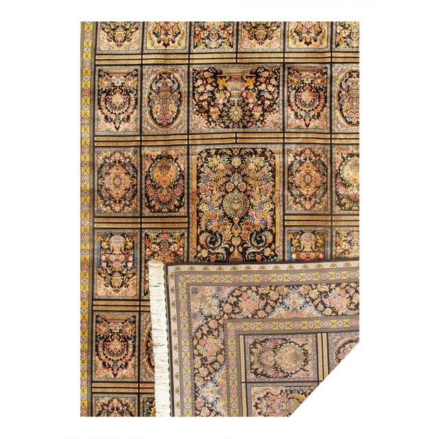 Traditional Pasargad DC Exquisite Design Paris Palace Fine Power Loom V.Silk Rug For Sale - Image 3 of 4