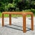 Vintage Coastal Pencil Reed Waterfall Console Table For Sale - Image 4 of 8