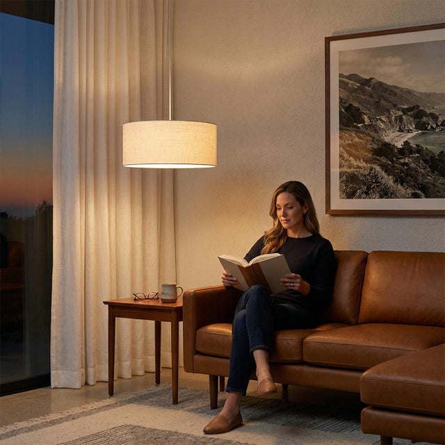 The Stretch Pendant is a modern lighting fixture designed by the NOVA Design Team in 2026, featuring a sleek satin nickel...