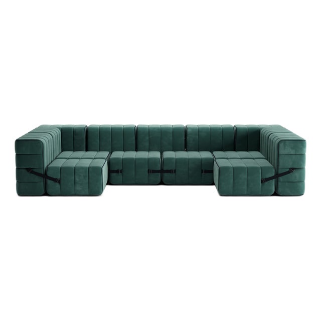 Flexible U-Sofa from Ambivalenz, Set of 15 For Sale