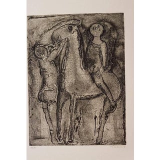 Marino Marini, Giochi Dal Fondo Edition of 60, 1970s, Etching For Sale