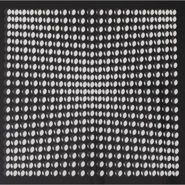 Victor Vasarely (1906-1997) Kinetic Composition VII Double work composed of two plates, one on heavy paper and the other...