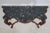 French French Louis XV Style Marble Top Carved Base Console Table For Sale - Image 3 of 12