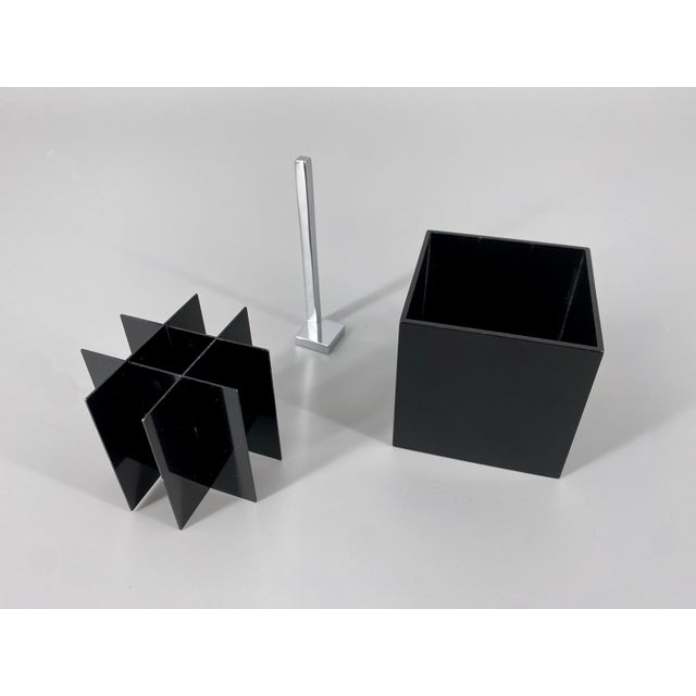 Postmodern Cubical Ashtray with Snuffer, Germany, 1980s For Sale - Image 9 of 9