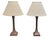 Avocado 1980s Bronze Moden Table Lamps - a Pair For Sale - Image 8 of 8