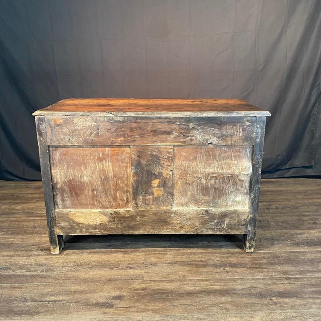 Early 19th Century Highly Carved French Oak Chest of Drawers For Sale - Image 14 of 15
