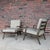 Pair of mid-century modern lounge chairs designed by renowned Italian architect and designer Carlo De Carli. These...