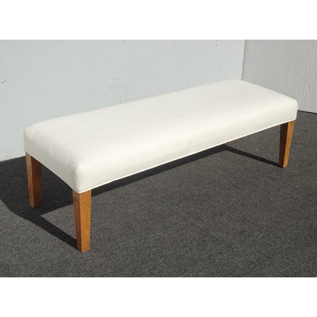 Gorgeous Bench in Good Condition. Solid and Firm. Wear is usual for its age. Please study the photos and ask questions....