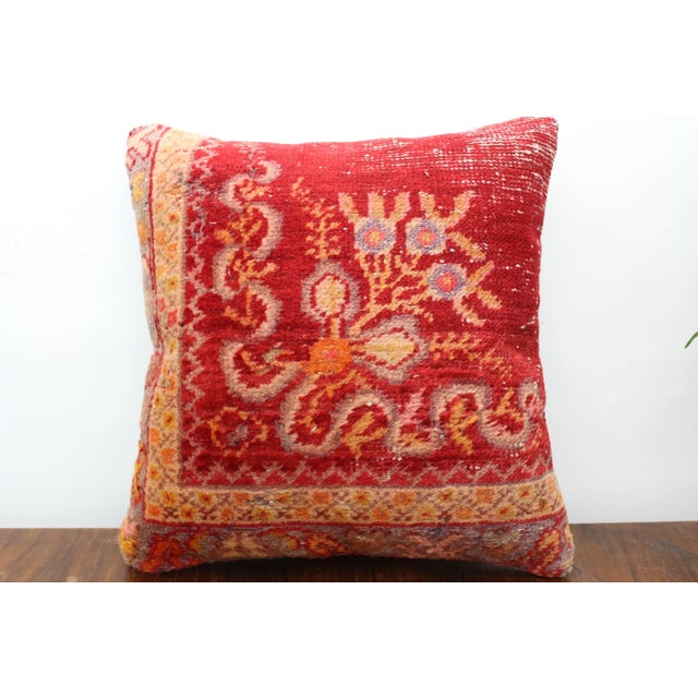 Turkish Decorative Pillow Cover - 15.7"x16” For Sale - Image 11 of 11
