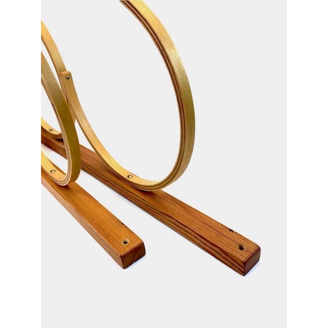 Brown Bentwood Drawing Brackets by Alvar Aalto for Artek, 1950s, Set of 2 For Sale - Image 8 of 11