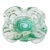 Vintage Murano Style Green Swirl Dish For Sale