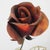 Silver Vintage Italian Handmade Sterling Silver 925 Long Stem Enameled Red Rose, Padua, Italy, 1970s For Sale - Image 8 of 18
