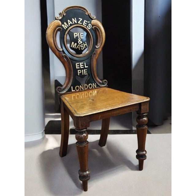 Brown Victorian Shop Advertising Mahogany Chair For Sale - Image 8 of 8