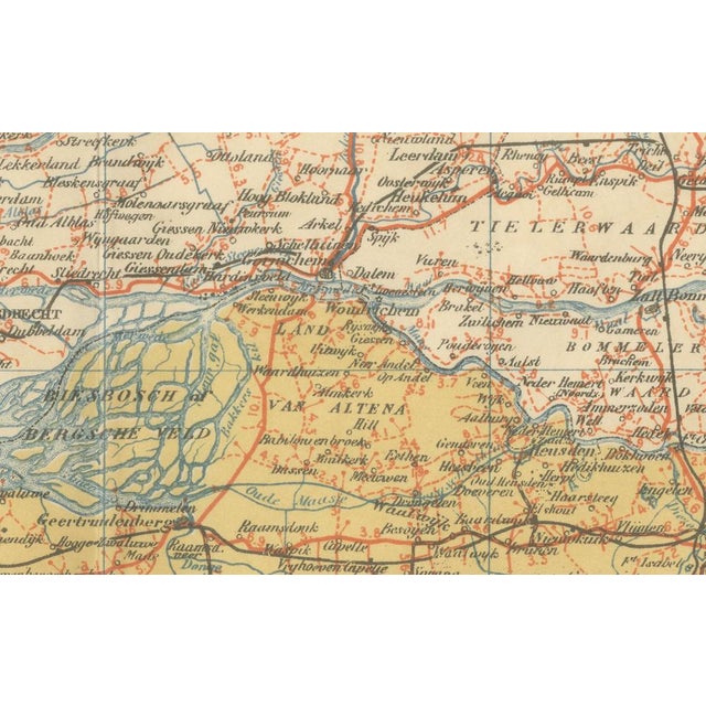 Antique Map of North Brabant, 1914 For Sale - Image 6 of 10