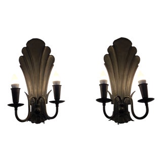 Model 7004 Wall Lamps from Paavo Tynell, 1930s, Set of 2 For Sale
