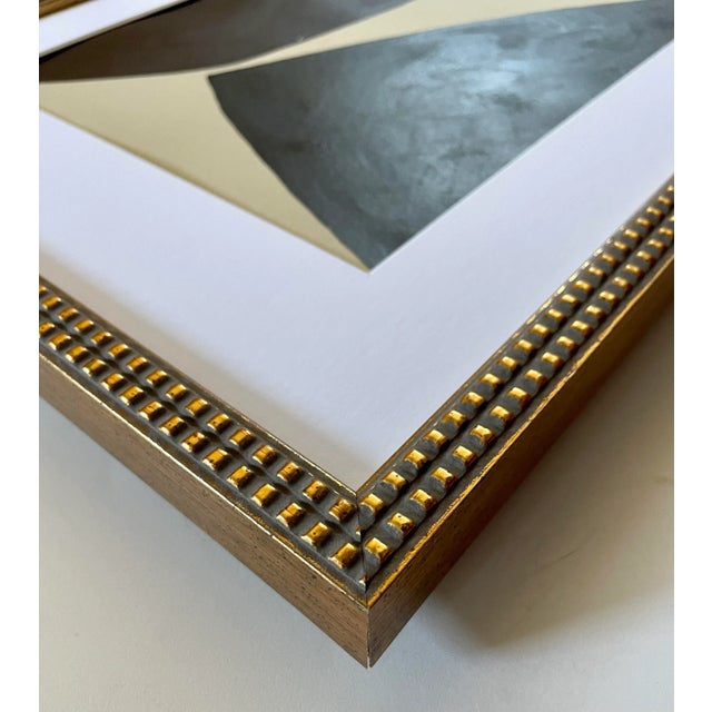 Contemporary 2023 "Colpetto" Modern Abstract Painting on Paper by Artist r.k. Red For Sale - Image 3 of 3