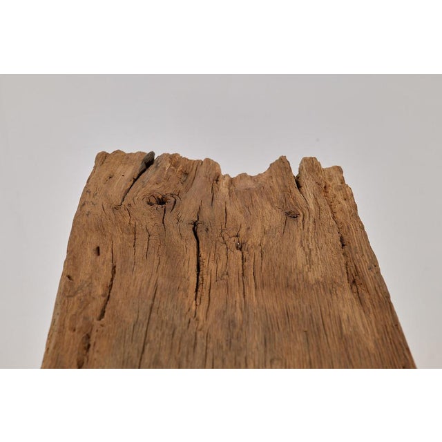 Reclaimed Oak Wood Bench by Logniture For Sale - Image 17 of 18