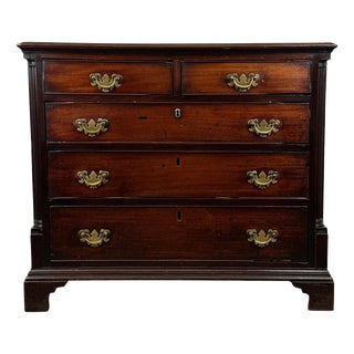 18th Century Georgian Mahogany Chest of Drawers For Sale