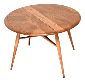Vintage Drop Leaf Coffee Table in Elm from Ercol, 1960