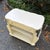 Vintage Painted Cream Nightstand/Side Table With Drawer & Open Storage For Sale - Image 10 of 11