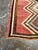Salmon 7ft × 8ft Hand-Knotted Geometric Wool Area Rug, Vintage For Sale - Image 8 of 12