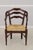 Traditional Pair of Rush Seat Barrel Back Chairs For Sale - Image 3 of 16
