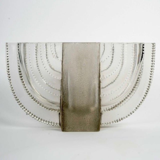 Glass Vintage Vase by René Lalique, 1936 For Sale - Image 7 of 8