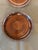 Vintage English Silver Plate & Mahogany Wine Bottle Coasters, Mid-20th Century