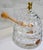 Gorham Vintage Gorham “Garden Serenade” Crystal Beehive Honey Pot, Czech Republic For Sale - Image 4 of 9