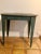 Antique Early Original Blue Paint Rustic Side Table For Sale - Image 9 of 9