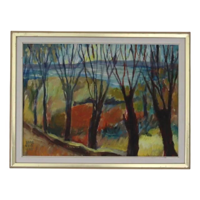 Ebbe Höglund, Nature Motif, 1970s, Oil on Canvas, Framed For Sale