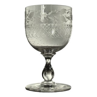 Antique Baccarat Chiseled Glass, 1800s For Sale