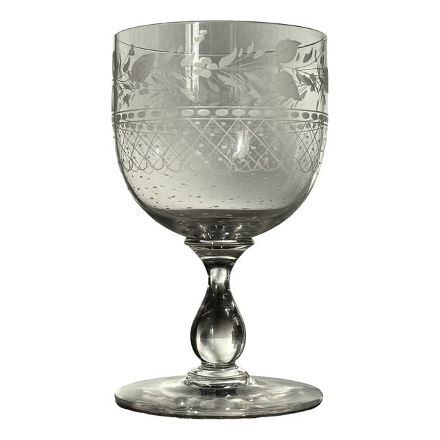 Antique Baccarat Chiseled Glass, 1800s For Sale