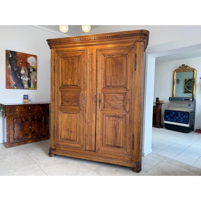 Baroque Farmhouse Hall Cabinet For Sale - Image 4 of 18