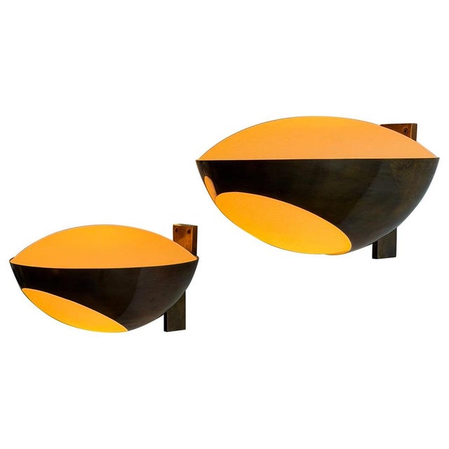 Model 1963 Brass Wall Lights by Max Ingrand for Fontana Arte, 1960s, Set of 2 For Sale - Image 18 of 18