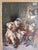 Gold 19th Century Continental European Dutch Style Tavern Genre Scene Painting, Signed For Sale - Image 8 of 16