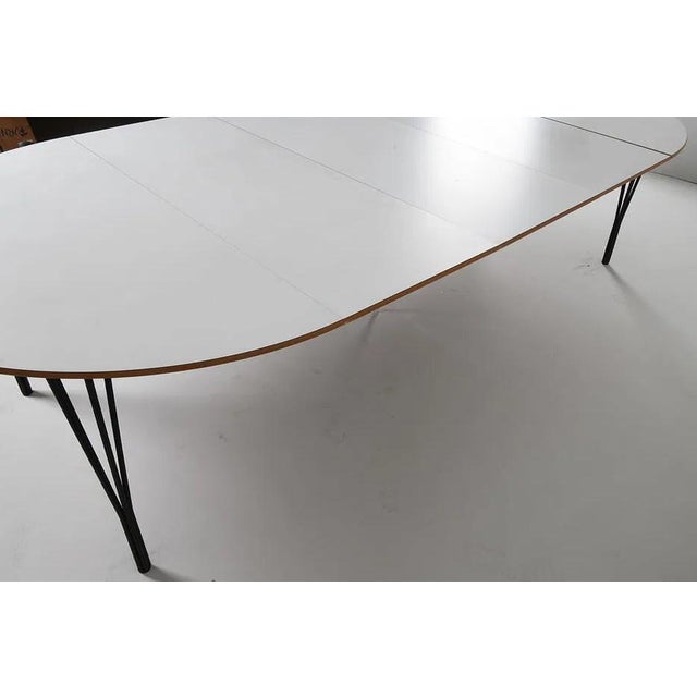 Late 20th Century Piet Hein & Arne Jacobsen Phoenix Dining Table For Sale - Image 9 of 11