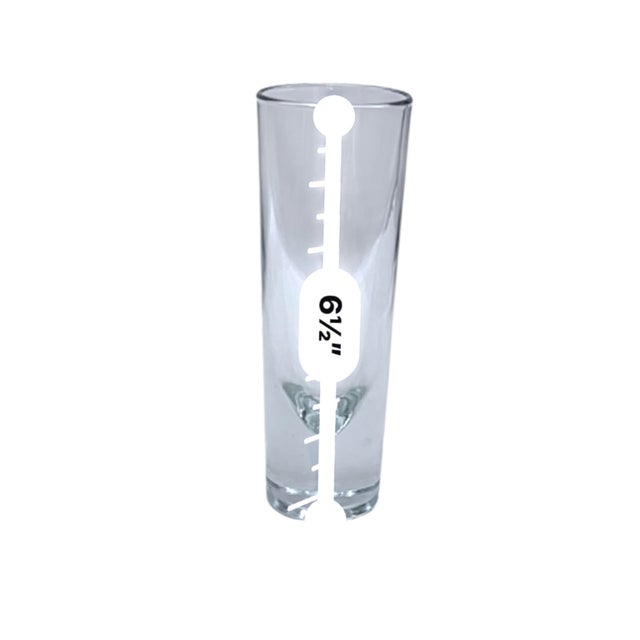 Transparent Mid 20th Century Carlo Moretti Italian Brunch Bullet Glasses Clear Crystal Design Set of 4 For Sale - Image 8 of 9