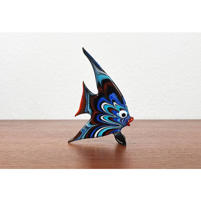 Vintage Art Glass Fish Figurine, 1970s For Sale - Image 3 of 18