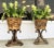 Very pretty pair of planters! These resin planters have three koi fish with uplifted tails creating a pedestal for the...