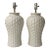 Vintage Basket Weave Ginger Jar Table Lamps For Sale