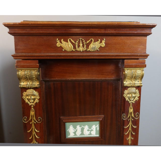 Large Antique Side Tables with Doors, 1800s, Set of 2 For Sale - Image 4 of 12