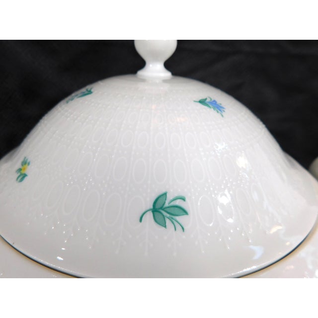 1970s Signed Rosenthal Bjorn Wiinblad Covered Casserole Dish in Romanze For Sale - Image 4 of 8