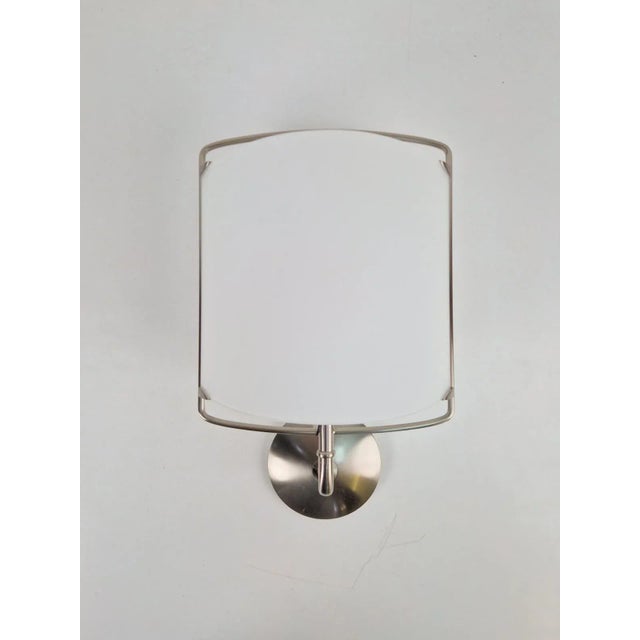 Silver Vintage Mona Lisa Wall Lamp by Paolo Bistacchi for Tre Ci Luce, Italy, 1980s For Sale - Image 8 of 12