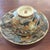 Satsuma Late 19th Century Meiji Satsuma Cup and Saucer With Warriors in Armor and a Dragon Handle For Sale - Image 4 of 5