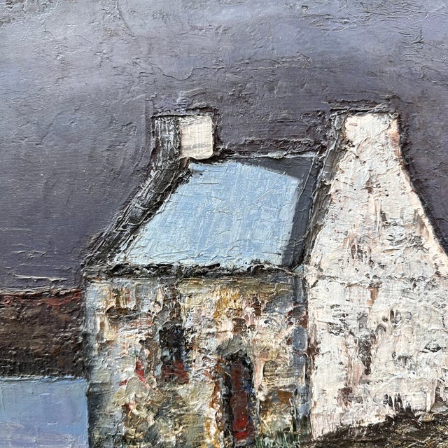Ronald, Evening in Brittany, 1980s, Oil Painting on Canvas, Framed For Sale - Image 14 of 18