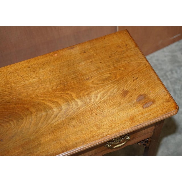 Mid 18th Century George III Chippendale Side Table in Carved Hardwood, 1760s For Sale - Image 5 of 18