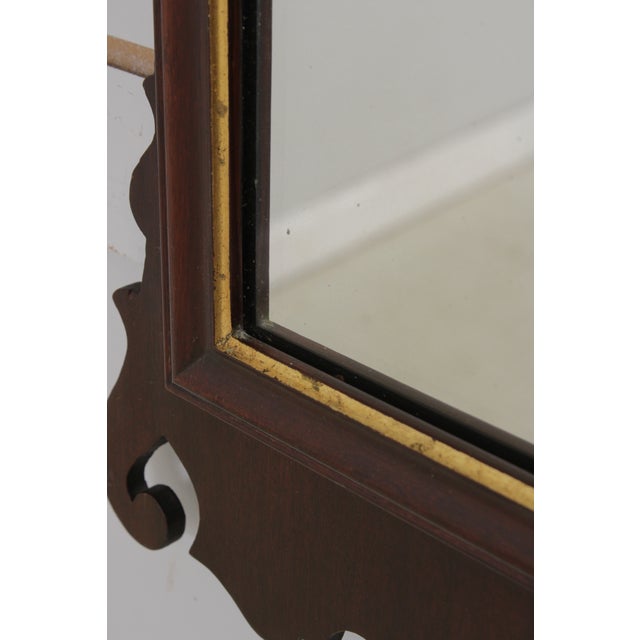 Friedman Brothers Chippendale Mahogany Mirror For Sale - Image 10 of 14